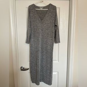 Maxi fleece style dress
